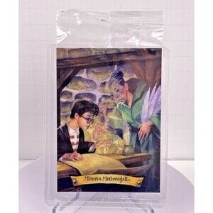 2004 Harry Potter Chocolate Frog 3D Lenticular Witches Minerva McGonagall SEALED